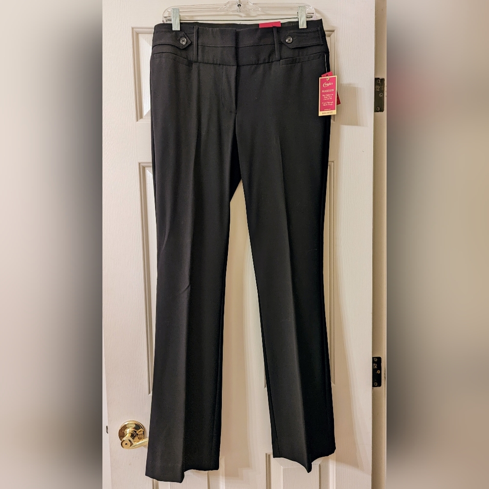 Candie's black bootcut slacks size 9 new with tags.